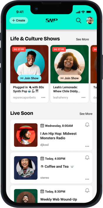 Amp personalized home carousels