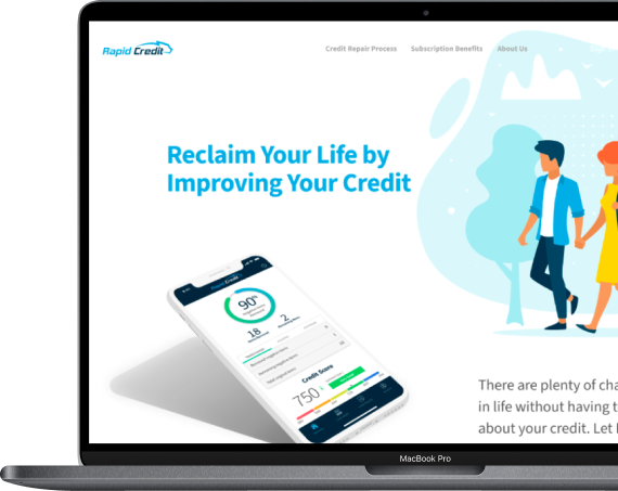 Rapid Credit mockup