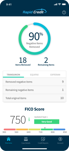 Rapid Credit app screen 2