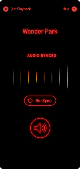 SoundFi playback screen